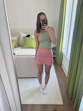 lululemon athletica Pink Mini Skirt